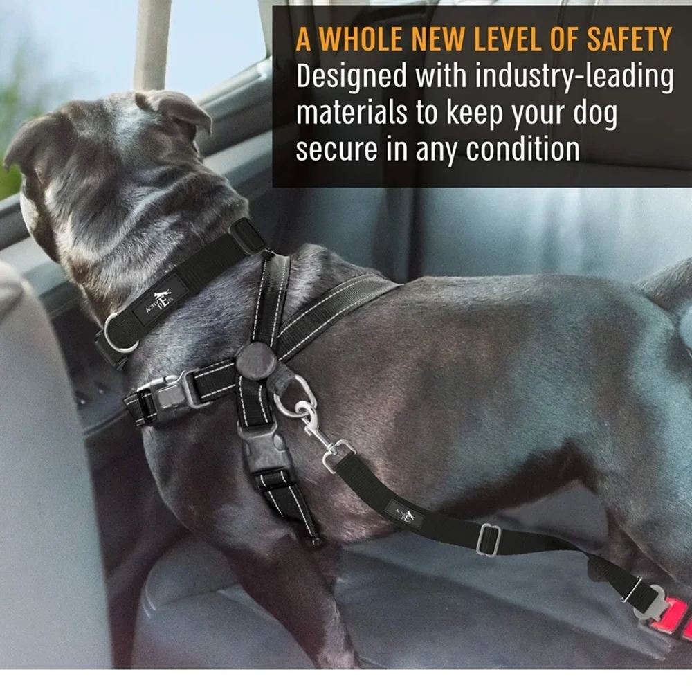 New 75 PCs dog safe belt for car seat bundle